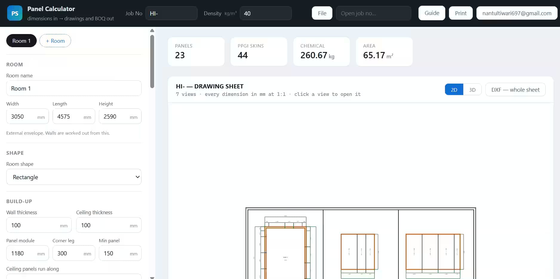 PanelSuite - BOQ Engine & Layout Calculator